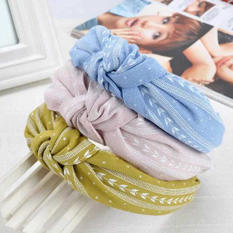 Colors Headband for Women Wide Knot Hairband Girls Hair Headband Hair Hoop Women Hair Accessories Adults Headband Toothed Sale V251022