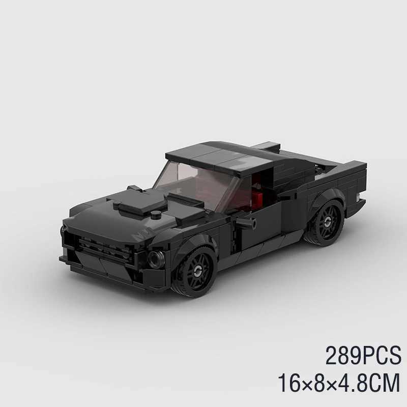 MOC Pickup Car Model Building Blocks GT RS6 Super Race Speed Racing Sports Police Vehicle Technical Racing Brick Christmas Gif J251022