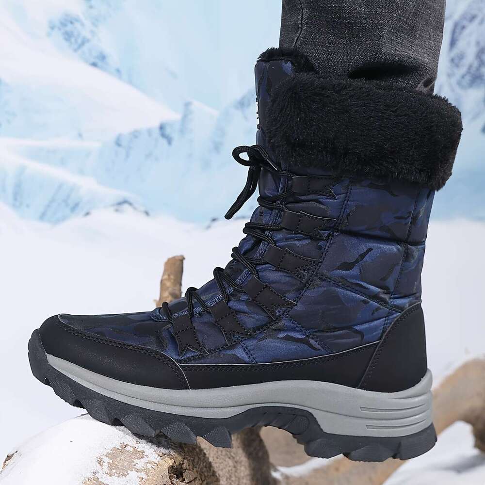 Northeast Thick Snow For Men With Veet Winter Shoes At Minus 40 Degrees Celsius, Warm, Quality, Anti Slip High Wall Long Boots