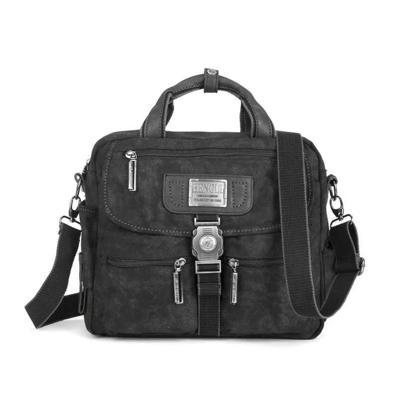 Retro Canvas Messenger Bags Multifunction Men Shoulder Briefcase Leisure Travel Handbag Toolkit Vintage Package mallet W251022
