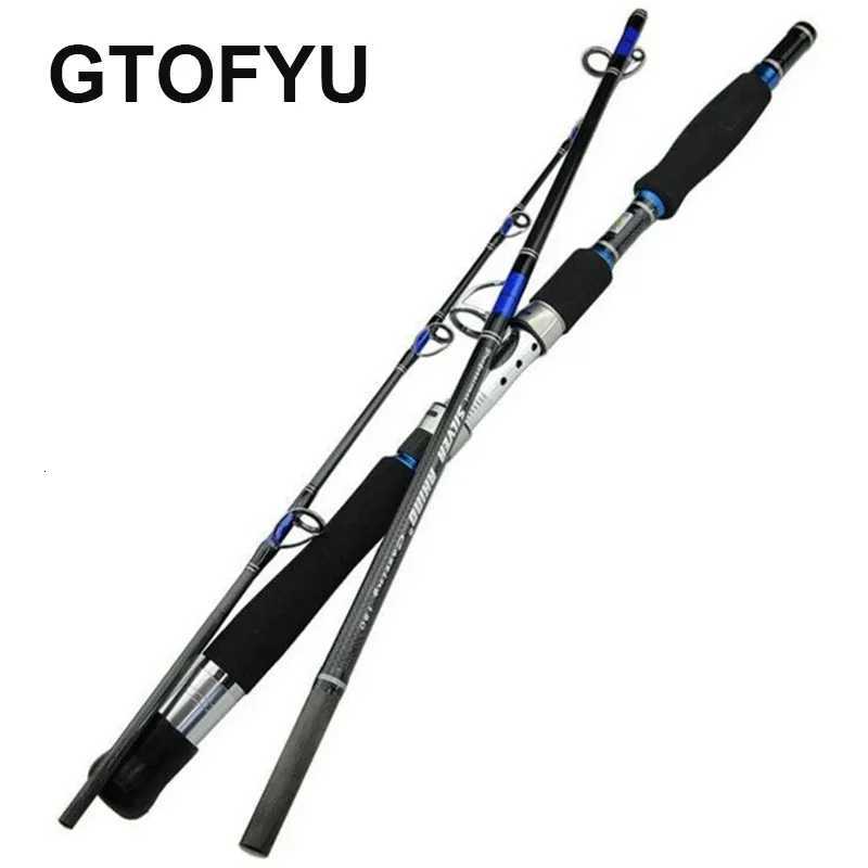 Fishing Lure Rod 18m 21m 3 Section Superhard Lure 70250g Trolling Fishing Rod Carbon Fast Surf Boat Raft Spinning Fishing RodW251022