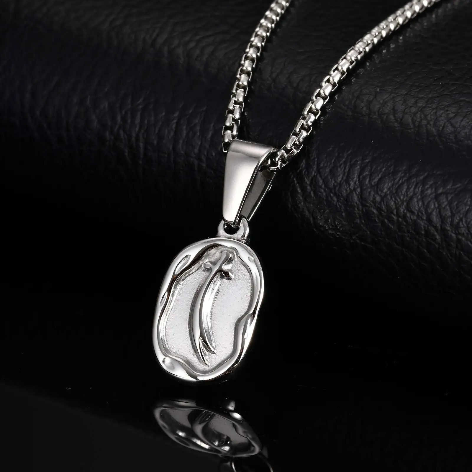 Islamic Imam Ali Zulfiqar Sword Necklace for MenStainless Steel Quran NecklaceTalisman Amulet Religious Gift U251022