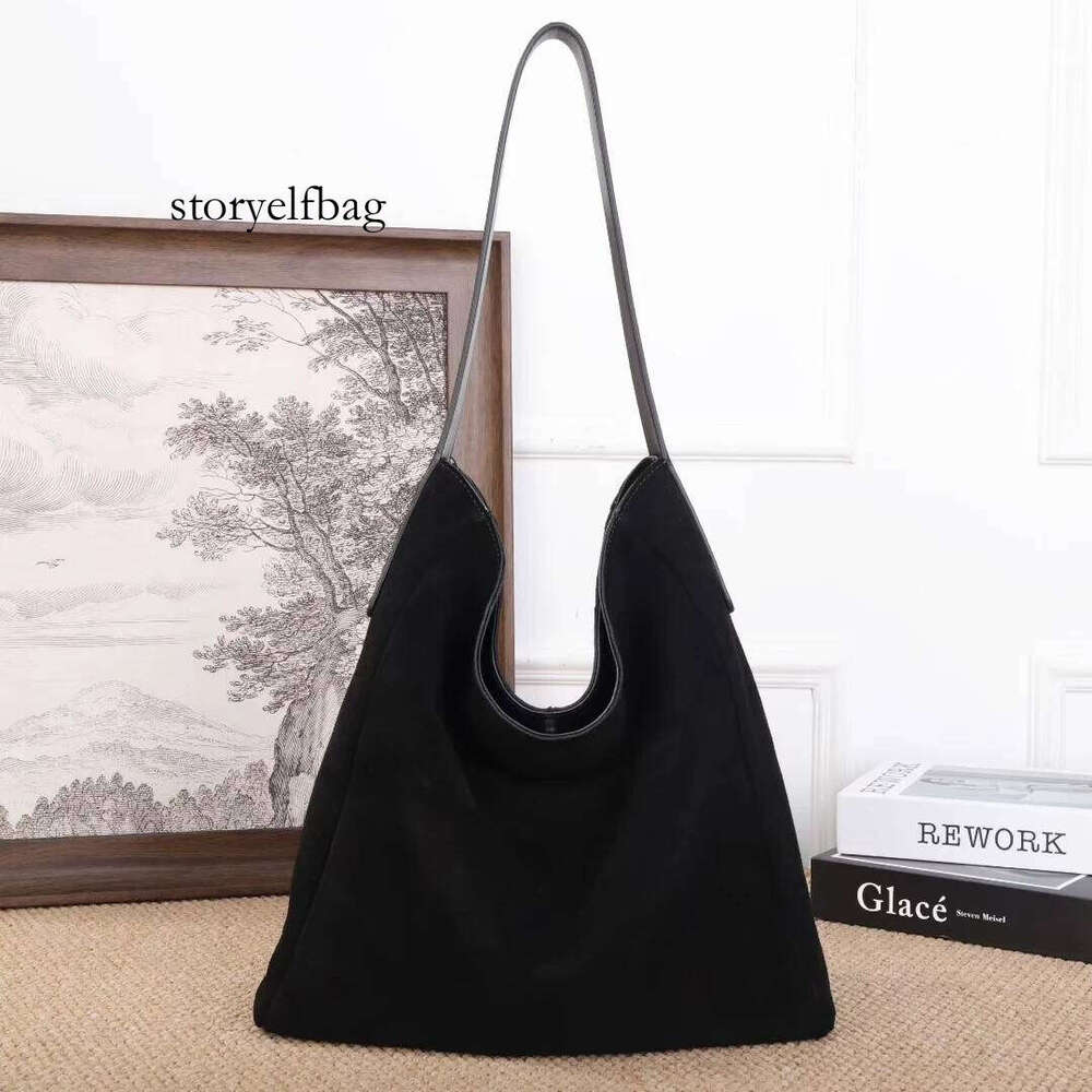 Soft Suede Cow Leather Women's Shoulder Crossbody Bags Designer Brand Ladies High Quality Large Tote Bag Autumn Winter