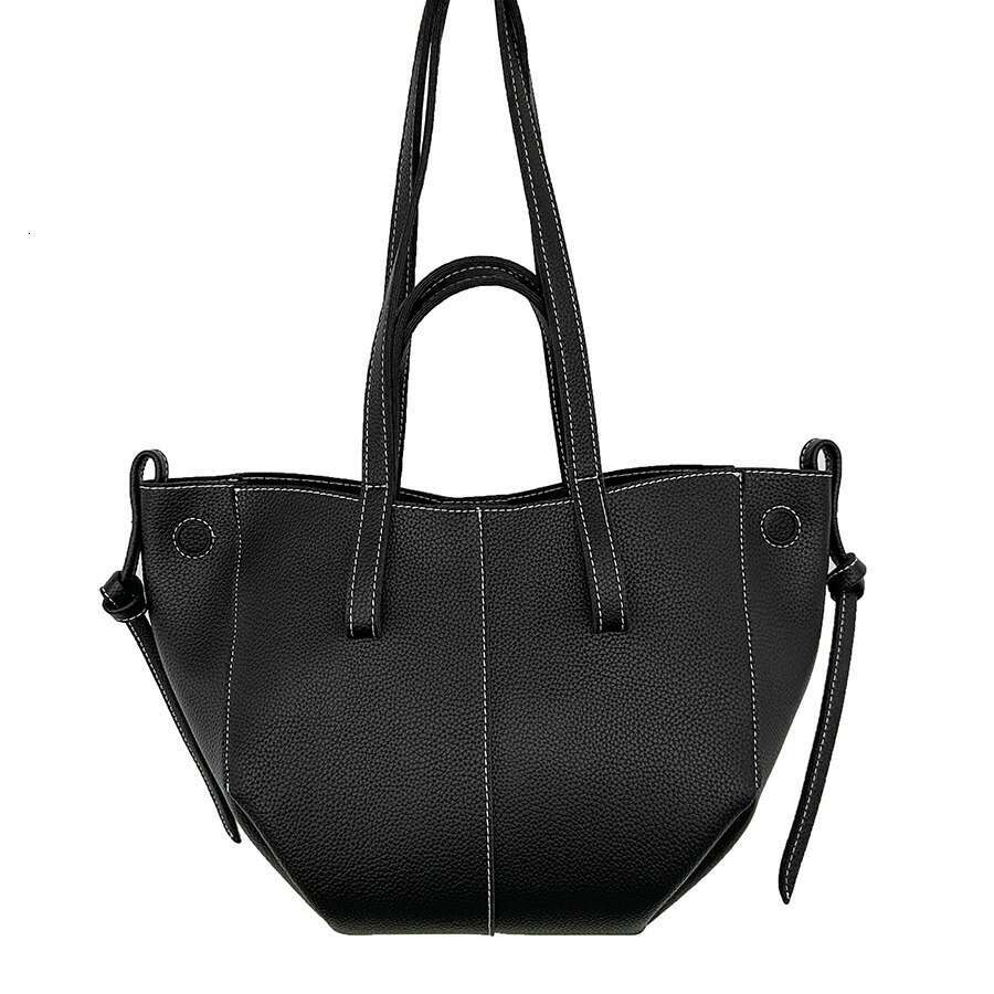 Korean Style PU Soft Leather Tote Large Capacity Women's Wing Commuter Handbag Female Office Worker New Shoulder Bag Women B5