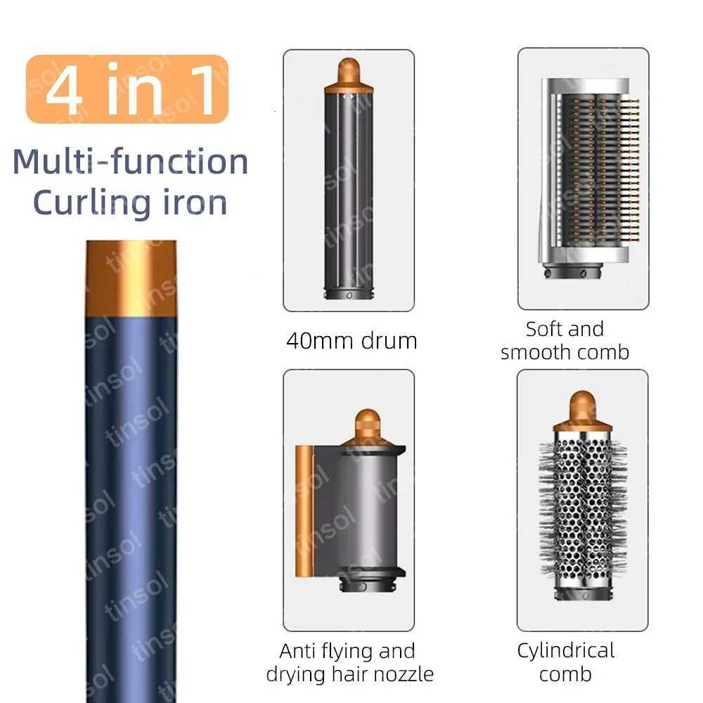 6 in1 MultiFunction Hair Dryer Curling Iron Styling Kit Removable withComb Attachment Volumizing Hair Dryer with Comb hairdryerXJ251022