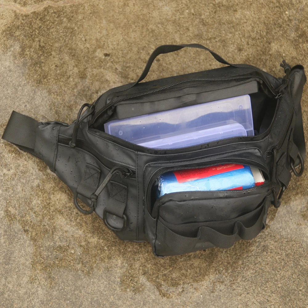 Zipper Outdoor Fishing Bag Lightweight Waterproof Multifunctional Waist Chest Sports for Men 251014