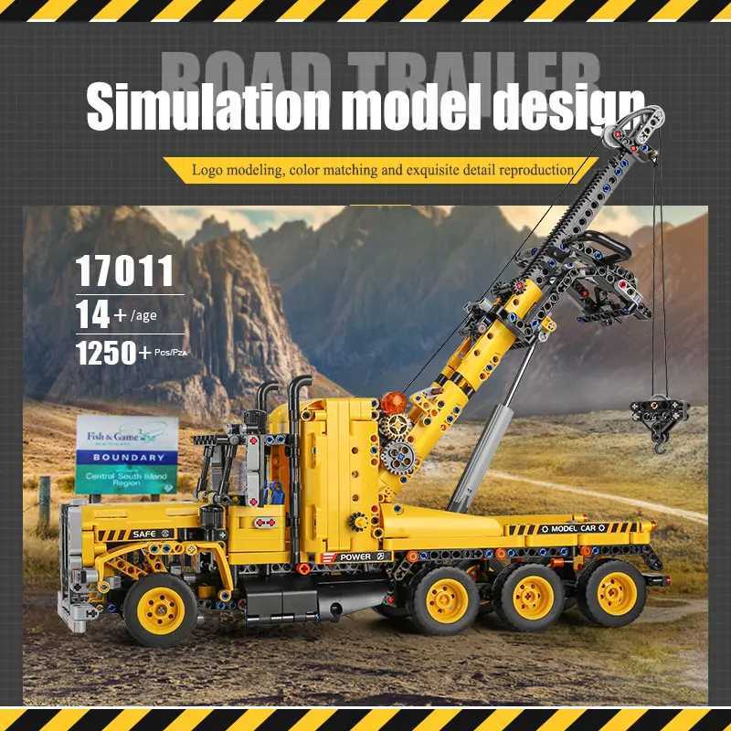 Mould King 17011 Technical Truck Toys The MOC43434 Tow Truck Building Block Assembly Car Brick Set Kids Christmas Gift J251022