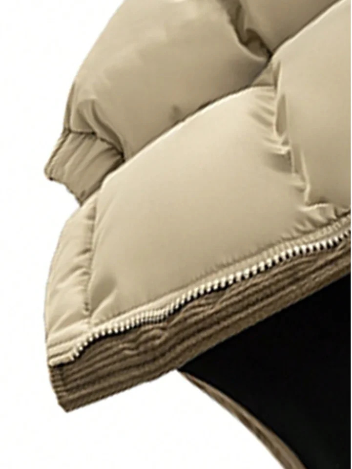 Mens Winter Puffer Jacket Cotton Padded Warm Hooded Windbreaker Coat Outdoor Casual Thick Parka for Cold Weather Streetwear 251020