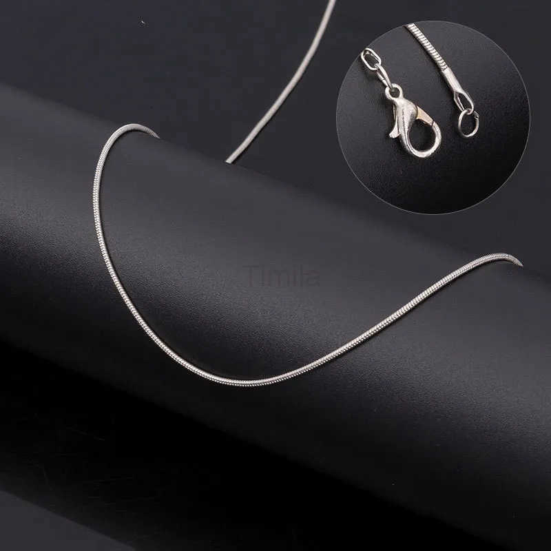 Vintage Gold Color Stainless Steel Snake Chain Necklace For Women Fashion Clavicle Chain Necklace Men Party Jewelry Accessories U251022