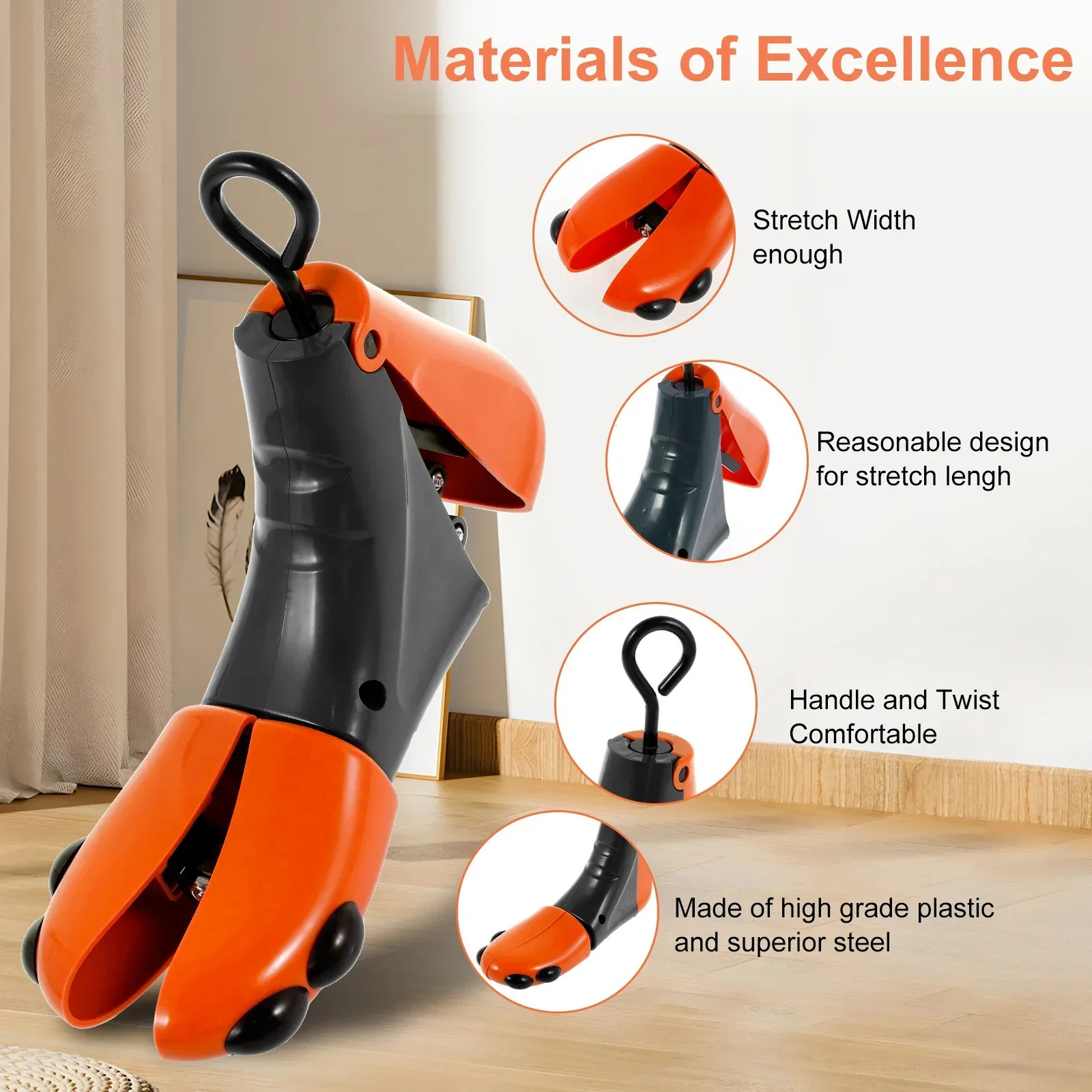 Universal Shoe Stretcher Boot Trees Adjustable Flats High Heel Sneaker Shoe Boot Widener Stretcher With Shoe Horn for Men Women251021