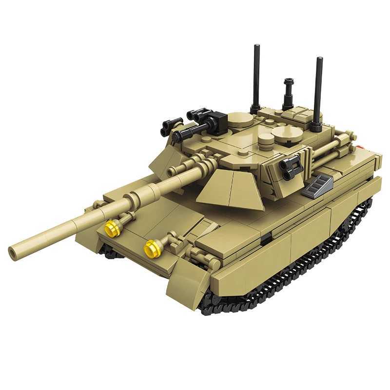 605pcsM1A2 Main Battle Tank Set Childrens educational building block toy Christmas gift Birthday gift J251022