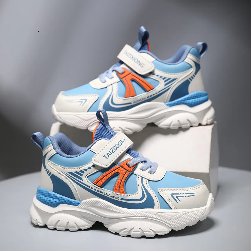 Kids Sneakers Casual Sports Shoes for Children n PU Leather Boys Fashion Printed Running Trainers 251022