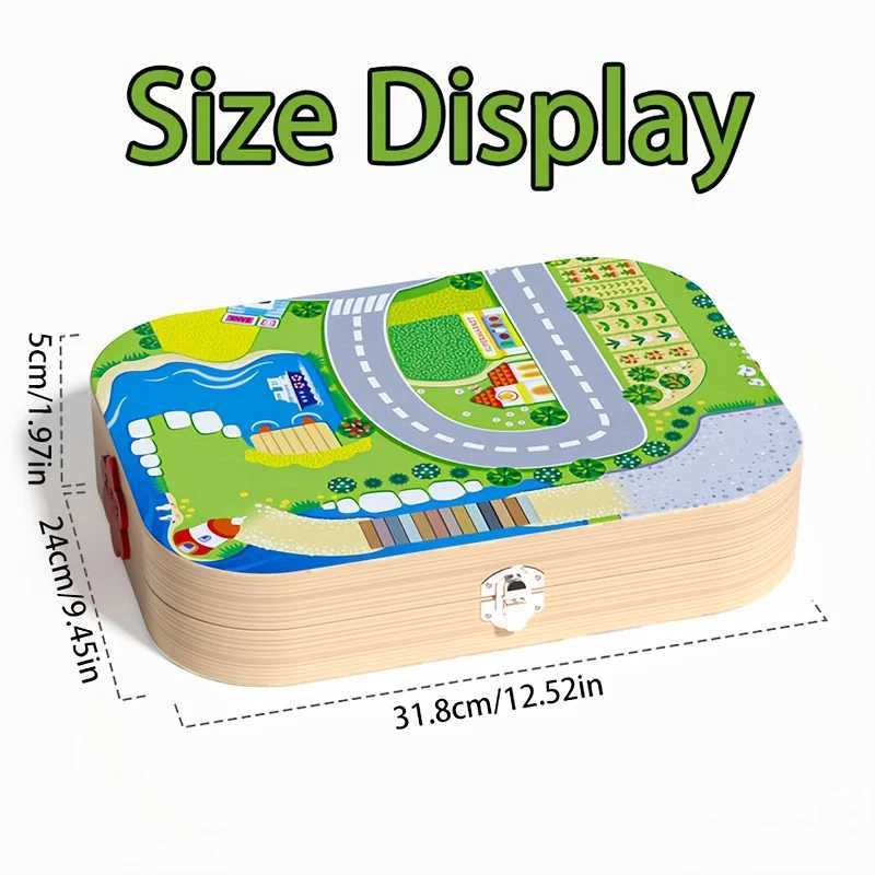 Kids Wooden Building Blocks Construction Building Sets City Building Blocks Stacking Blocks Educational Toys for Boys Girls J251022
