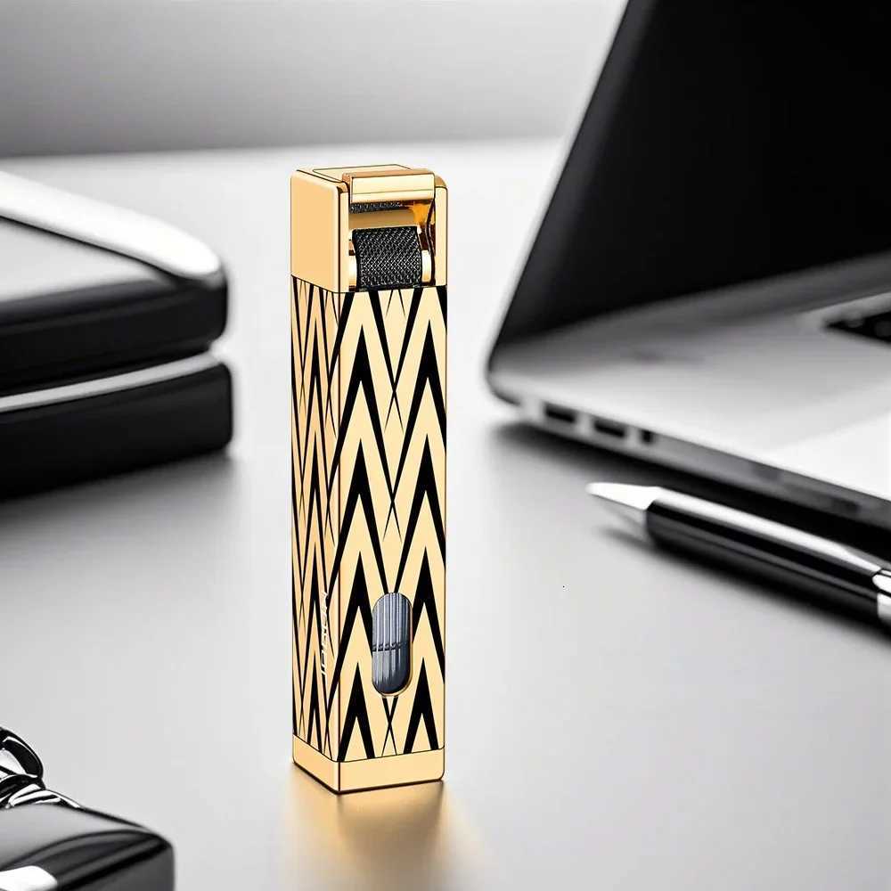 JOBON Mini Fashion Metal Lighter Direct Blue Flame Portable High Beauty Cigarette Accessory Boyfriend Trendy Gift C251022