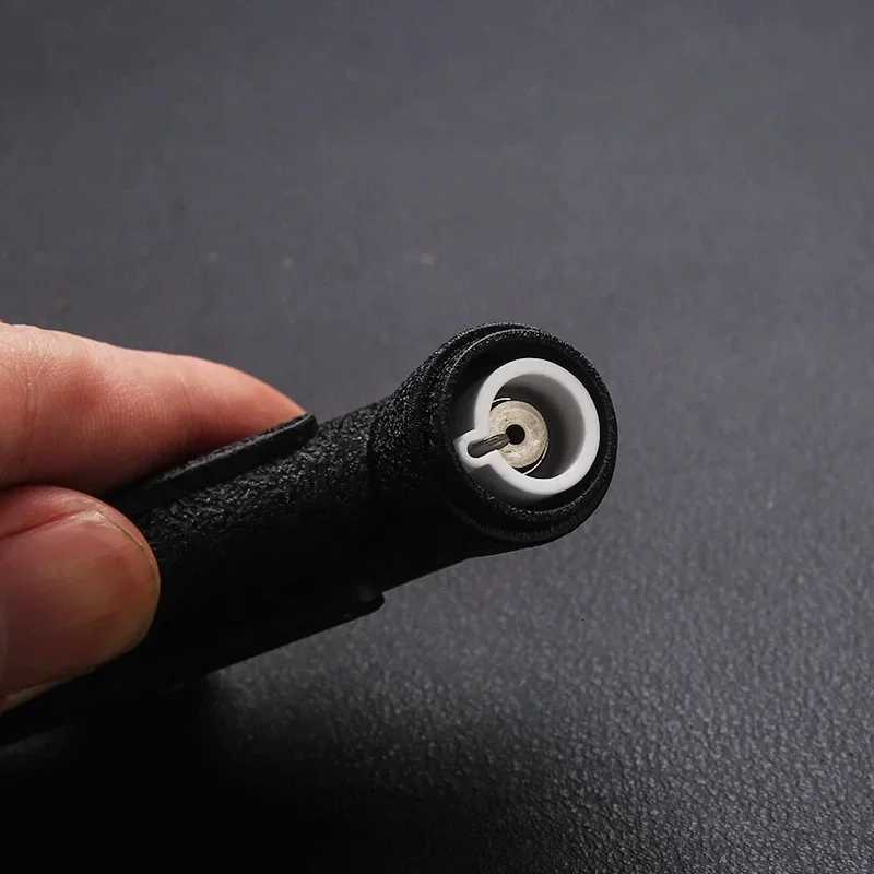 Mini straight into lighter portable metal inflatable open flame lighter wholesale for men NO GAS C251022