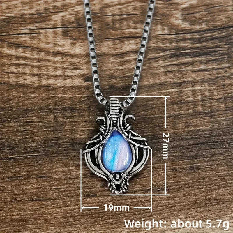 Huitan Gorgeous Chic Pendant Necklace for Women Charming Elegant Temperament Neck Accessories Delicate Fashion Jewelry for Party U251022