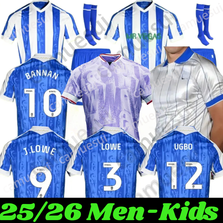 25 26 SheffieldS WednesdayS soccer jerseys 2025 Will Vaulks Callum Paterson Michael Smith Tyreeq Bakinson Mallik Wilks kids kit football shirts jersey Smith Lowe