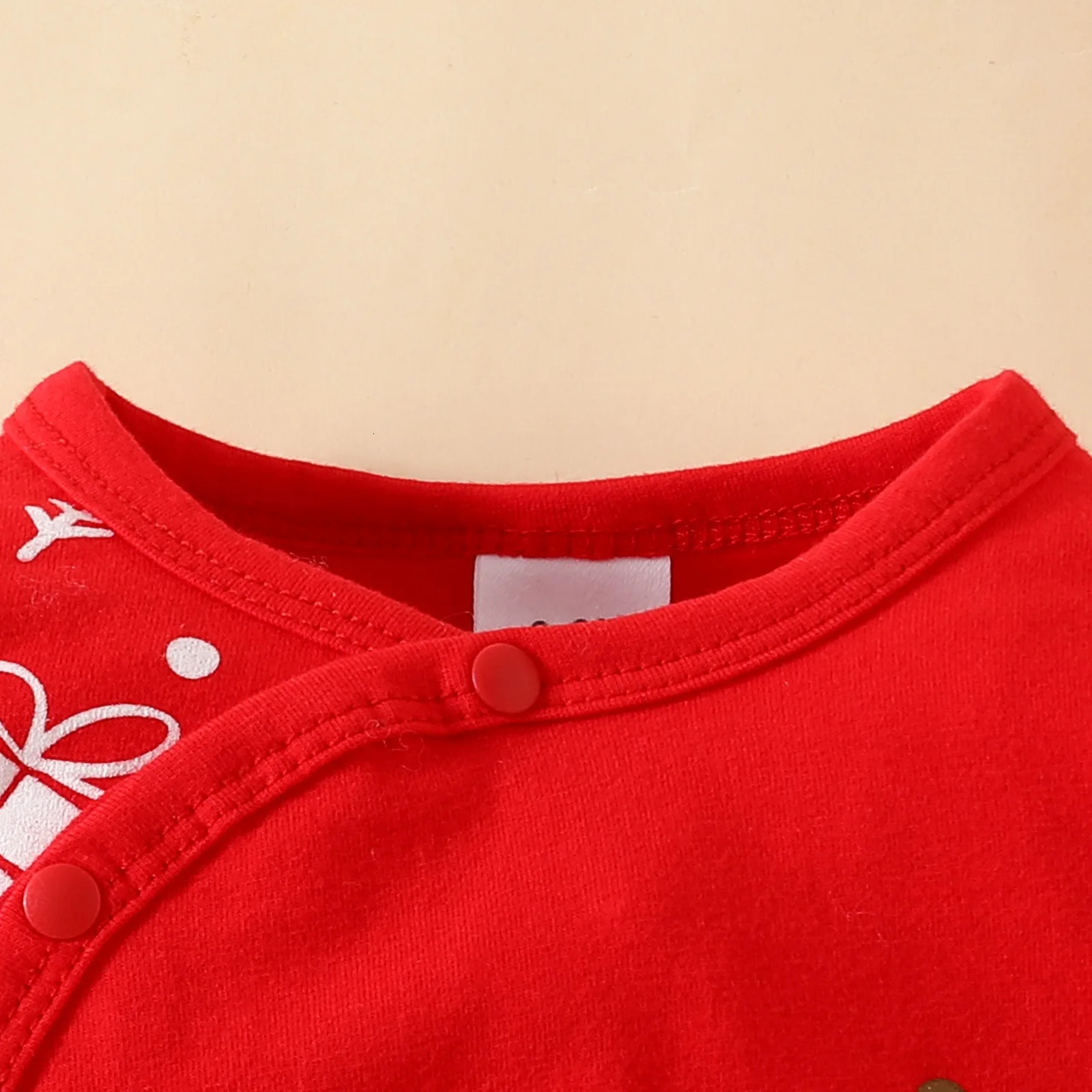 Prowow 2pcs My First Christmas Baby Clothes Long Sleeve Cute Cartoon Deer Jumpsuit and Xmas Hat Year Bbay Romper 251022