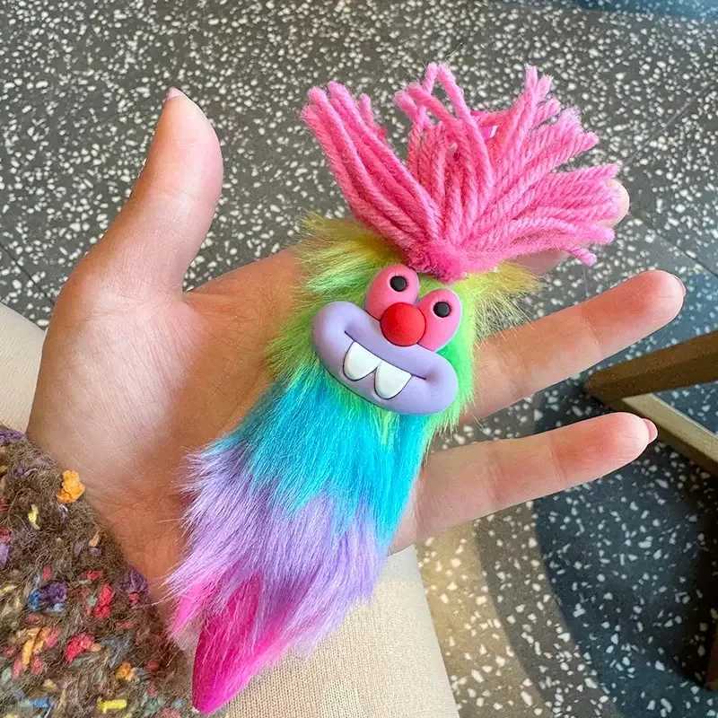 4Pcs Colorful Cute Plush Rabbit Black Ballpoint Pen for School Students Or Office Use Writing Stationery Student Exam Pens J251022