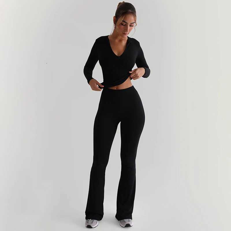 CUTENOVA Womens Slim Solid color Micro Flare Casual Pants basic Fashion Sexy Sports Jogging Trousers Chic Floor Length BottomsT251022