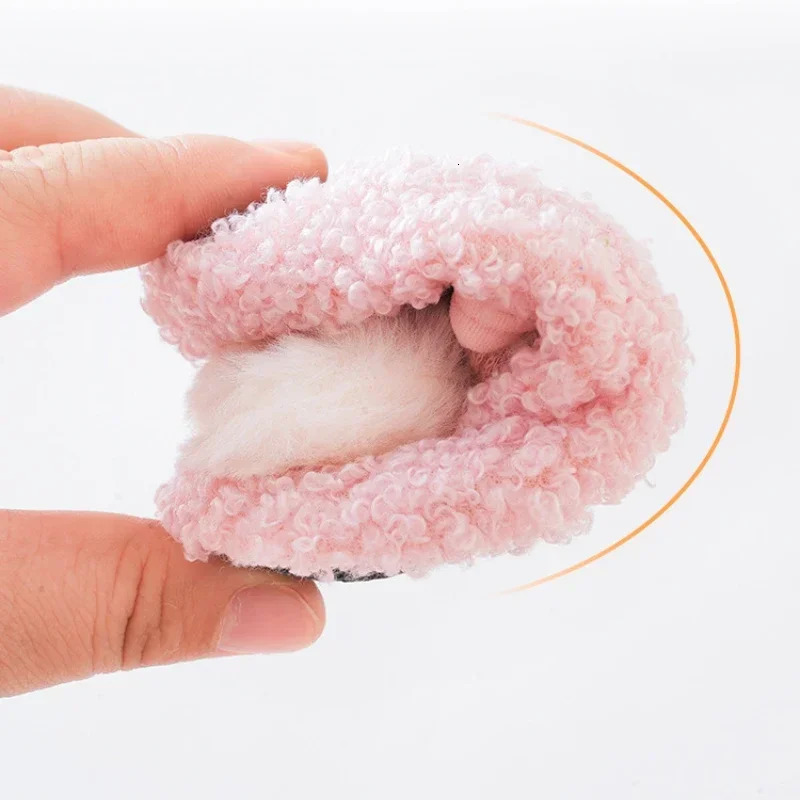 Cartoon Rabbit Baby Floor Socks Kids Plush Slippers Toddler Warm Shoes Children Soft Nonslip Prewalkers Indoor Home 251022