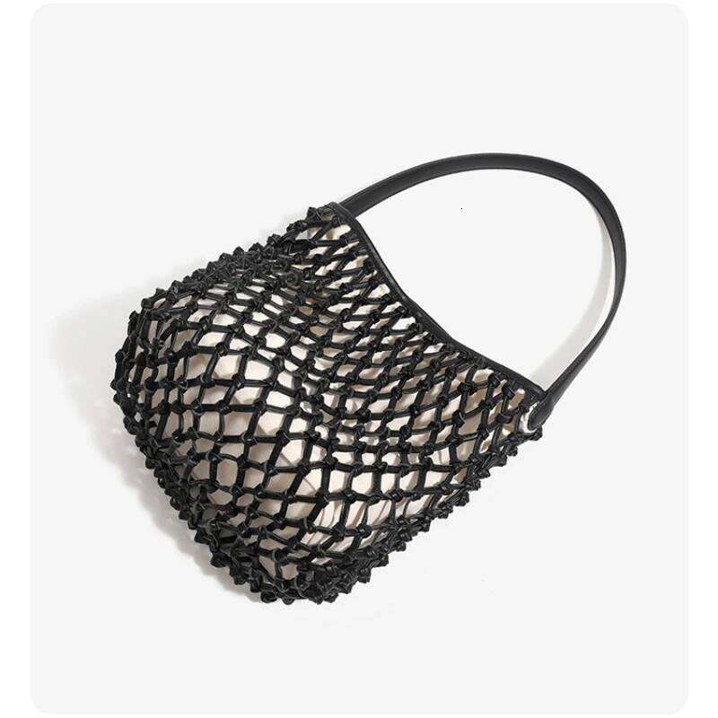 Women Straw Underarm Large Capacity Vintage Vacation Shoulder Everything Casual Handbag Designer Hollow Summer Beach Bag Suo251022