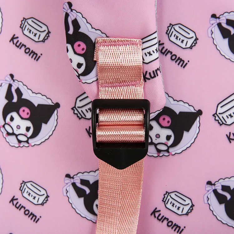 Sanrio Hello Kitty 4pcs Backpack Cartoon Cute Kuromi Melody Student Backpack Toy Pencil Case Wallet Set Casual Outdoor Bag Gift L251022