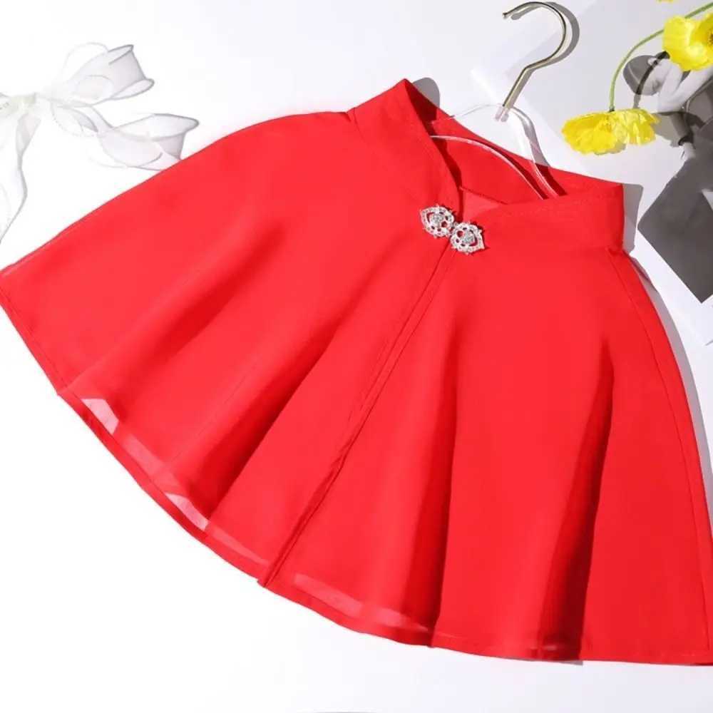 Chiffon Bride Wedding Dress Shawl Solid Color Transparent Evening Dresses Scarves Sunscreen Blouse Cloak Cheongsam Cape Cosplay J251118