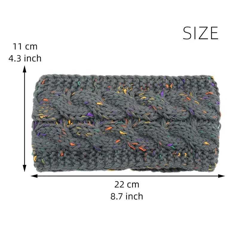 New Plush Headband Winter Warm Wide Elastic Hair Band Solid Wide Turban Ear Warmer Hairband Soft DIY Hair Accessories Headwear V251022