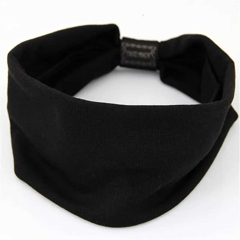 Cotton Wide Stretch Headbands Sport Yoga Gym Sweatband Headband for Women Hairband Head Bands Elastic Head Wrap Basketball Band V251022