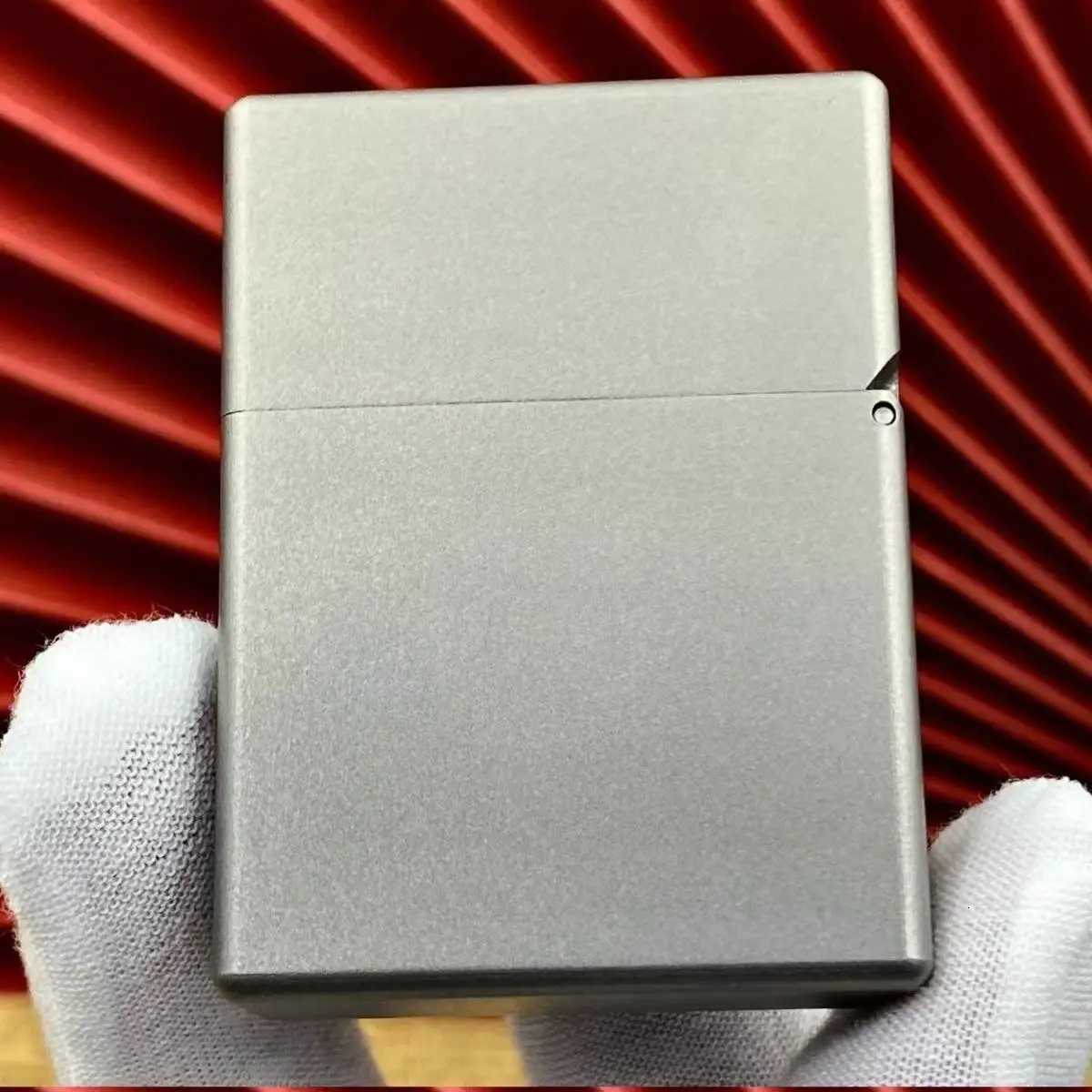 Titanium Alloy 538 912 Narrow Machine Small Square Head Kerosene Lighter Gadget Smoking Accessories C251022