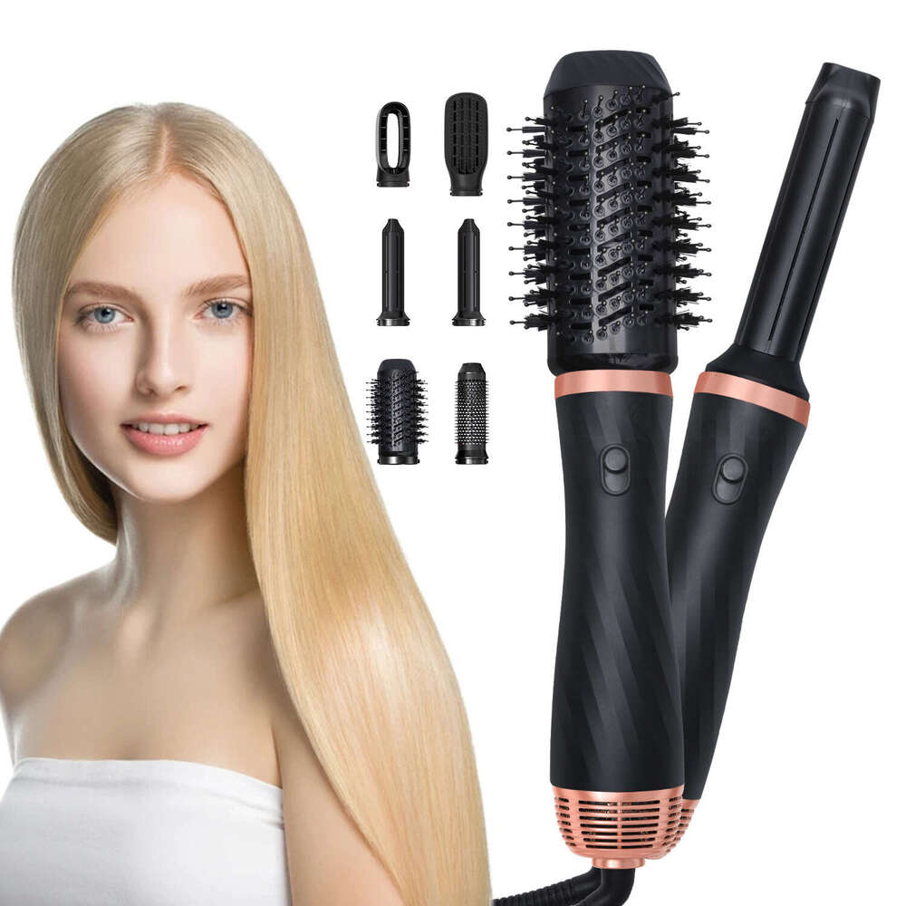 Well Known Brand Designer High Power Wiredrawing Hot Air Comb Curling Iron Hair Straightener Dryer Six In One Net Red Travel Home Integrated Stylist