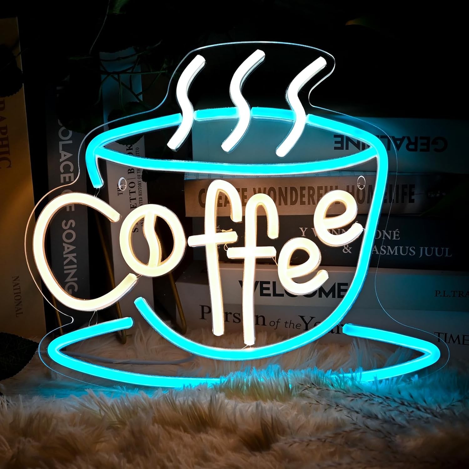Coffee neon lights for wall decoration are suitable for the opening decoration of coffee shops, kitchens, restaurants, stores, Windows, hotels and bar