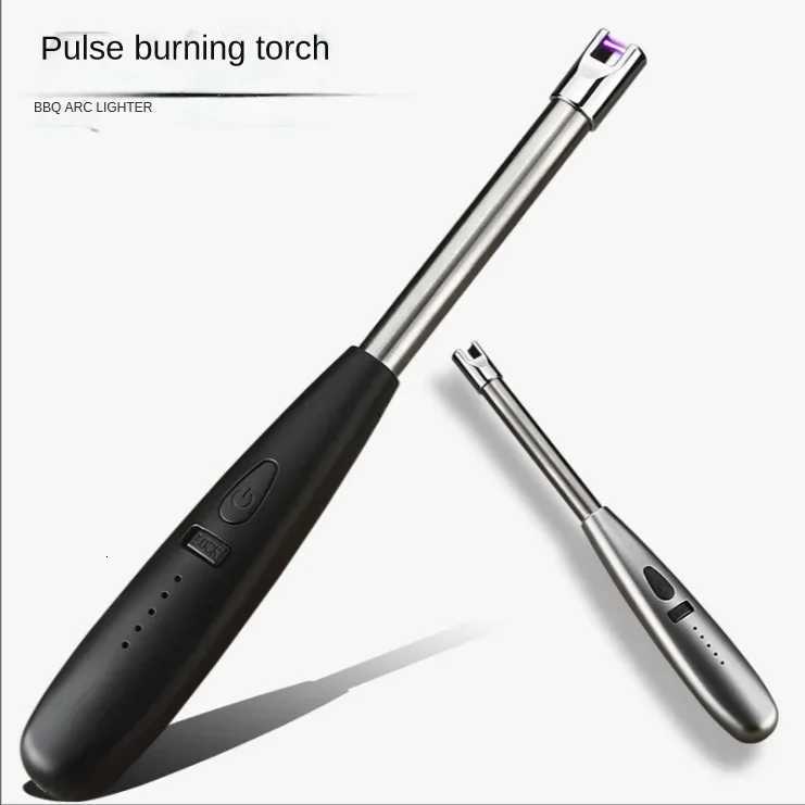 Kitchen ignition gun pulse arc cigarette lighter metal windproof lighter barbecue outdoor smoking accessoriesNO GAS IN C251022