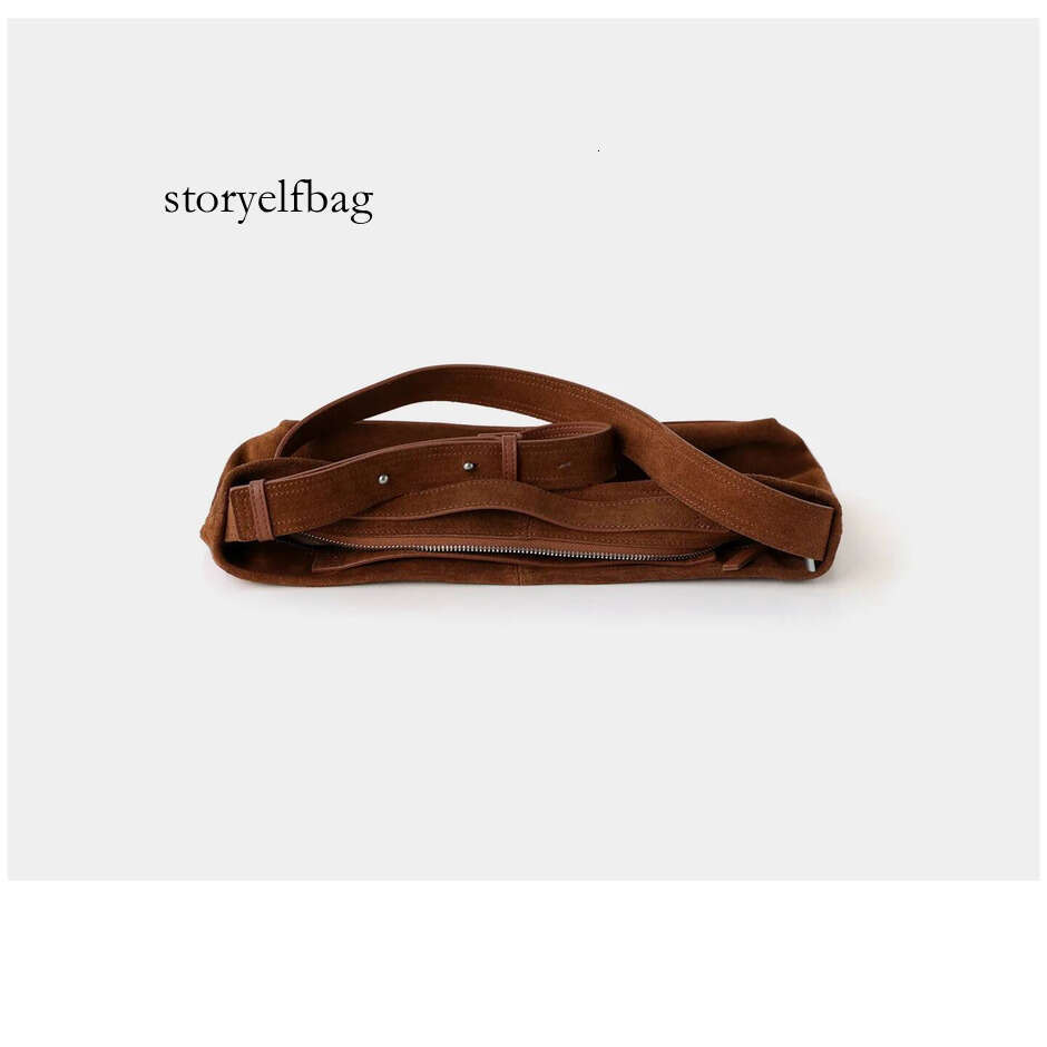 Motingsome Natural Suede Leather Women Roomy Shoulder Handbag and Purse Lazy Style Soft Matte Cowhide Tote Bags New In