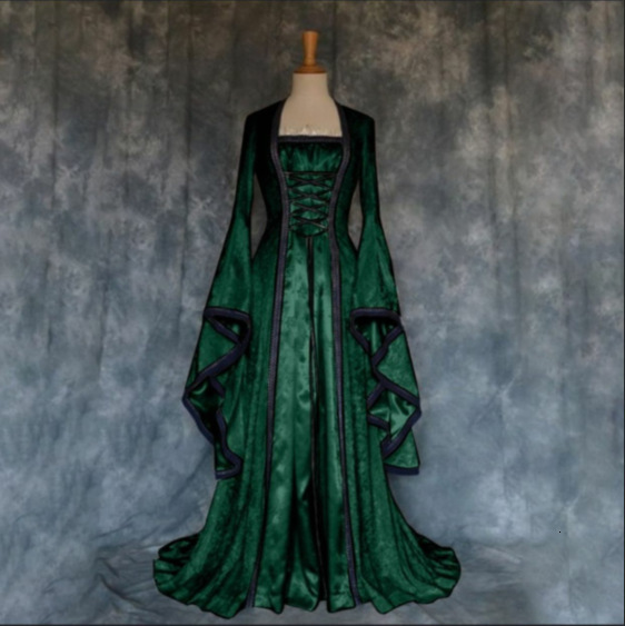 New Fashion Designer Dresses Hot Selling Medieval Art Retro Dresses Favorite Women's Dresses