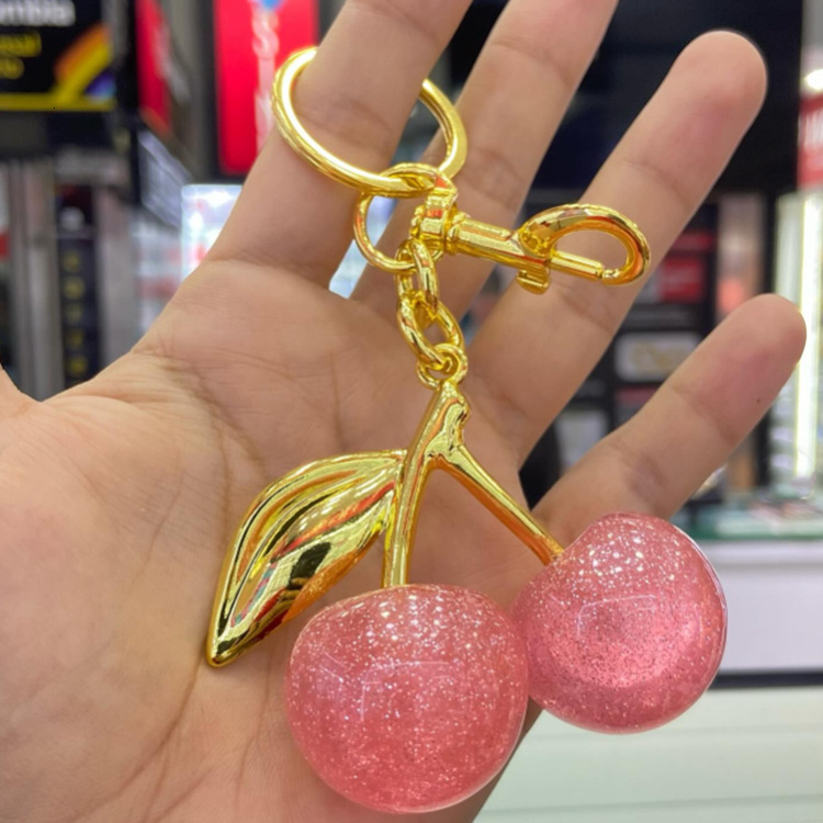 resin car small pendant women exquisite bag accessories fashion creative keychain