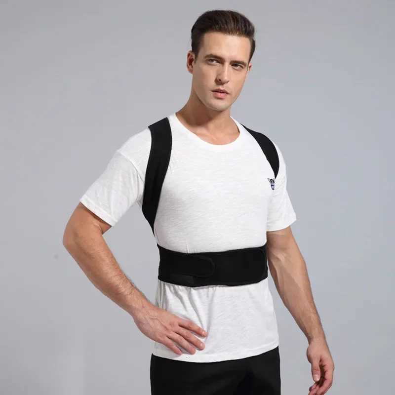 1 unisex posture corrector adjustable spinal alignment support vest breathable shoulder strap D251022