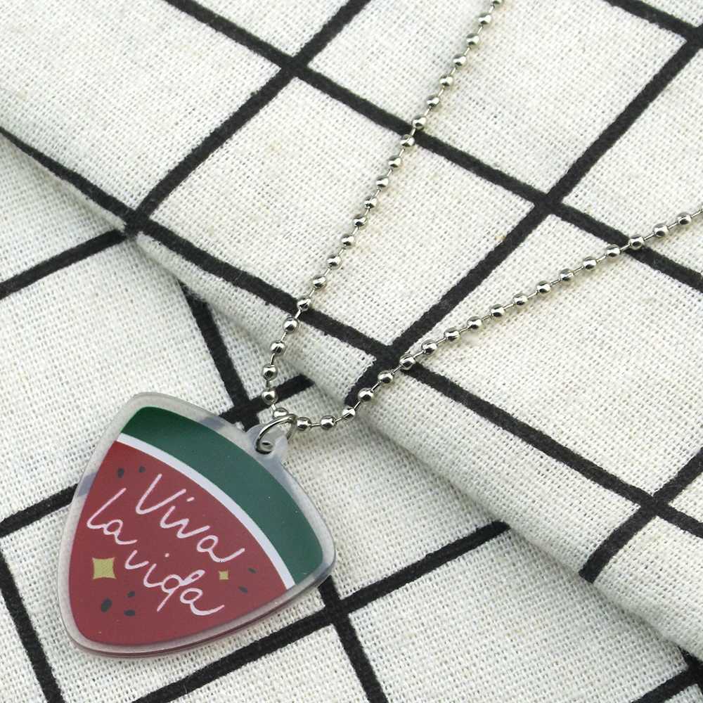 Shining Watermelon Necklace Korean Ryeo Un Choker Woman Fashion Long Live Life Cartoon Chain Alloy Cosplay Collier Friends Gift V251022
