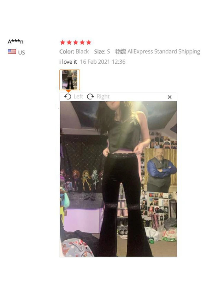 AltGoth Harajuku Punk Gothic Flare Pants Women Grunge Street Vintage Mall Goth Lace Patchwork Hollow Out Dark Black Velvet 251017