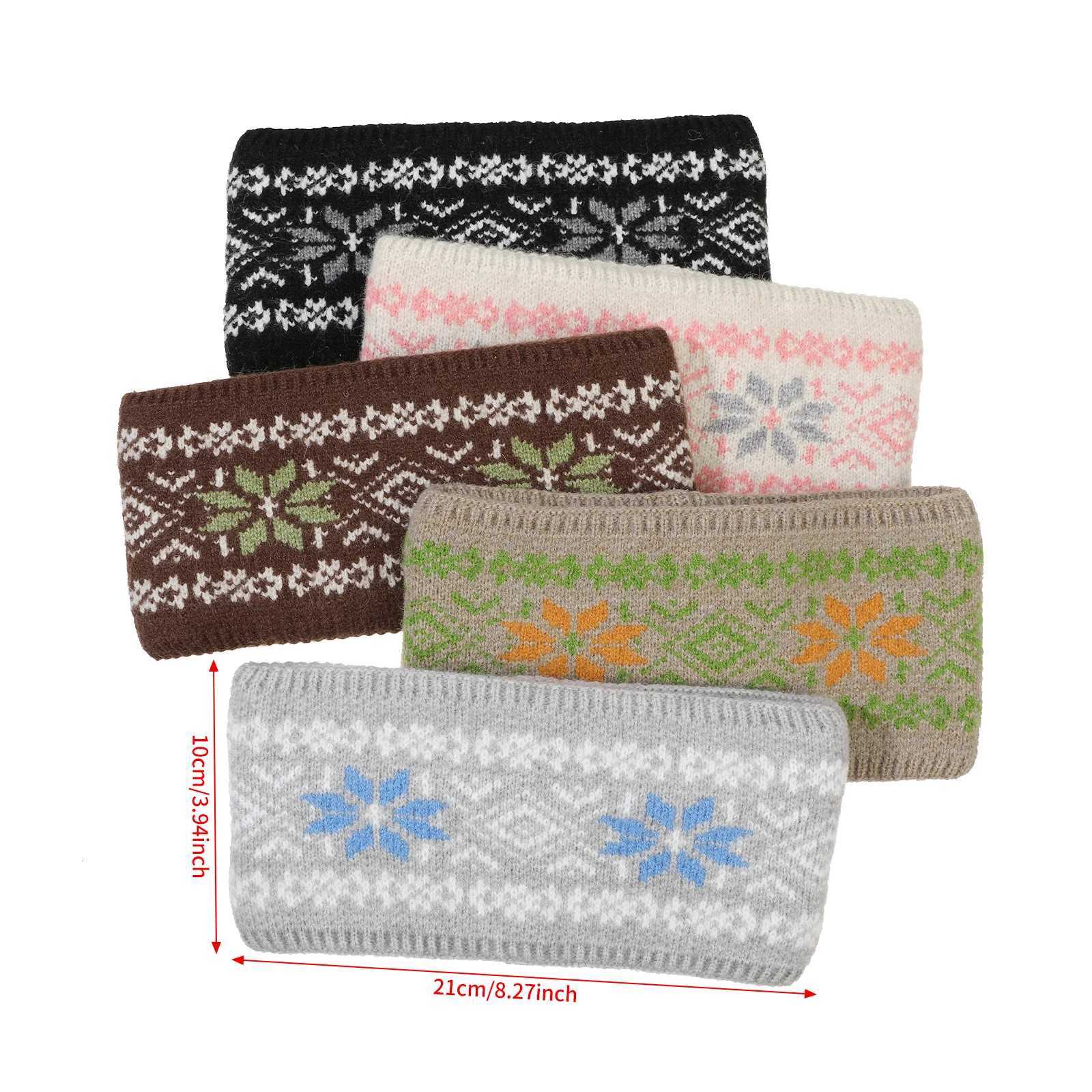 1pc Vintage Knitted Headband Elastic Soft Hair Band Headwear Hair Accessories Autumn Winter Thick Warm Ear Protection Hairbands V251022