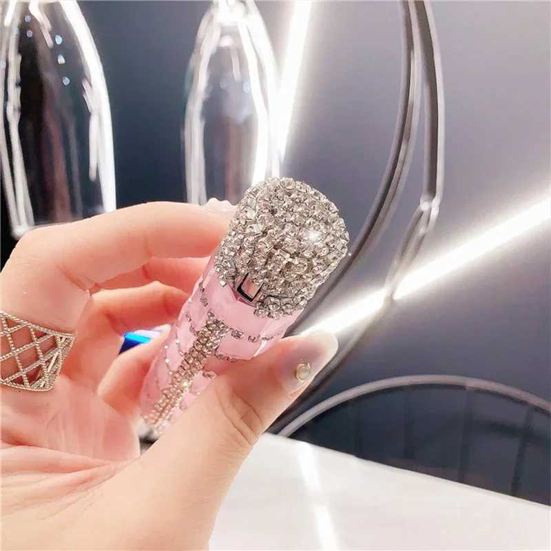 Diamond Double Arc Cute Lighter Portable Cigarette USB Charging Windproof Induction Personzed Cool Gift for Lady C251022