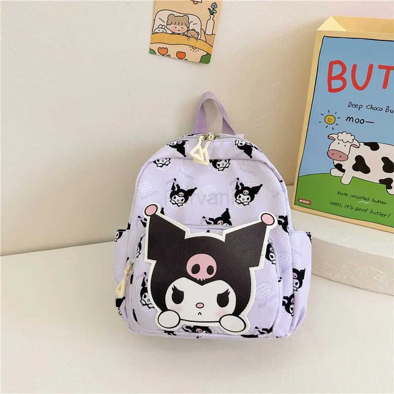 Sanrio Kawaii Bag Cinnamoroll Backpack Schoolbag Kids Cute Kuromi Student High Capacity Shoulder Bags for Children Gifts for Kid L251022
