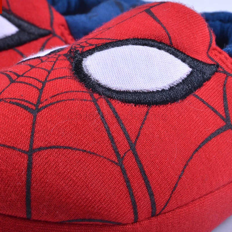 Disney Indoor Home Slippers Parentchild Heel Cotton Antiskid Floor Childrens Shoes Breathable Cartoon Red Slippers Size 2646 H251022