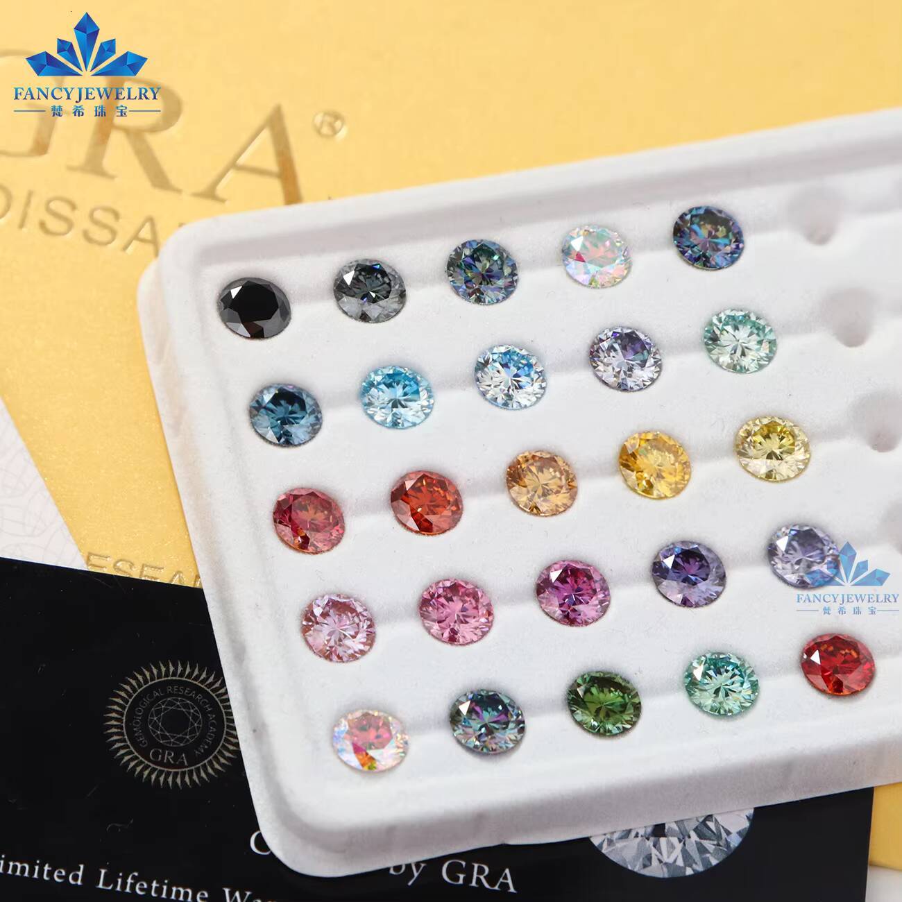 3mm Moissanite Tennis Link Chain Bracelet Necklace Black Pink Yellow Blue Colors Synthetic Diamond Moissanite Chain Jewelry