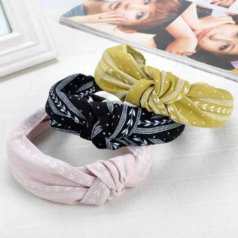 Colors Headband for Women Wide Knot Hairband Girls Hair Headband Hair Hoop Women Hair Accessories Adults Headband Toothed Sale V251022