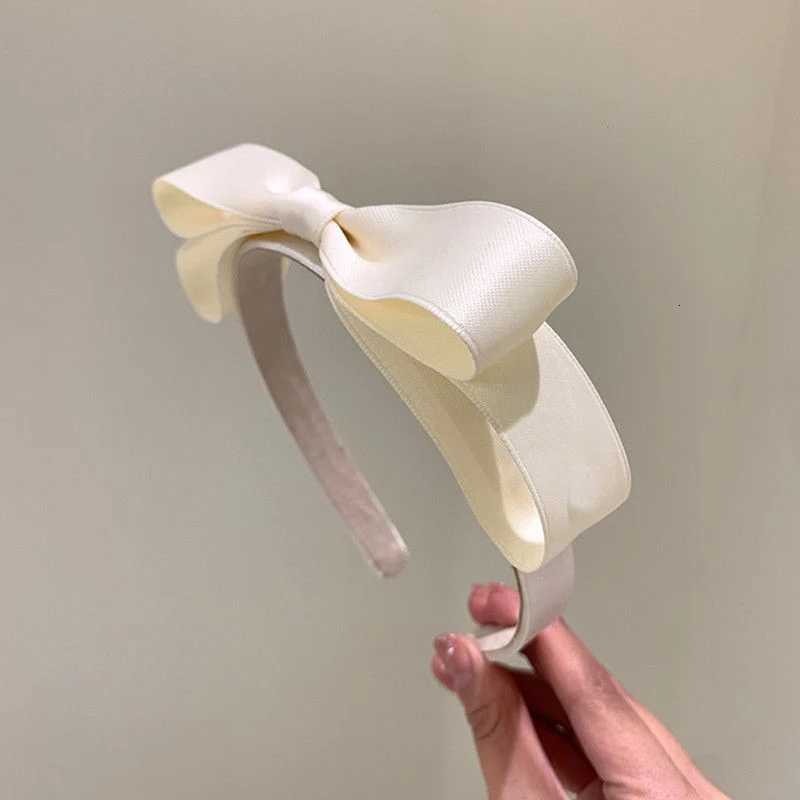 Lystrfac Korean Fabric Double Bow Headband for Women New Fashion Simple Hair Wash Hairband Ladies Headwear Hair Accessories V251022