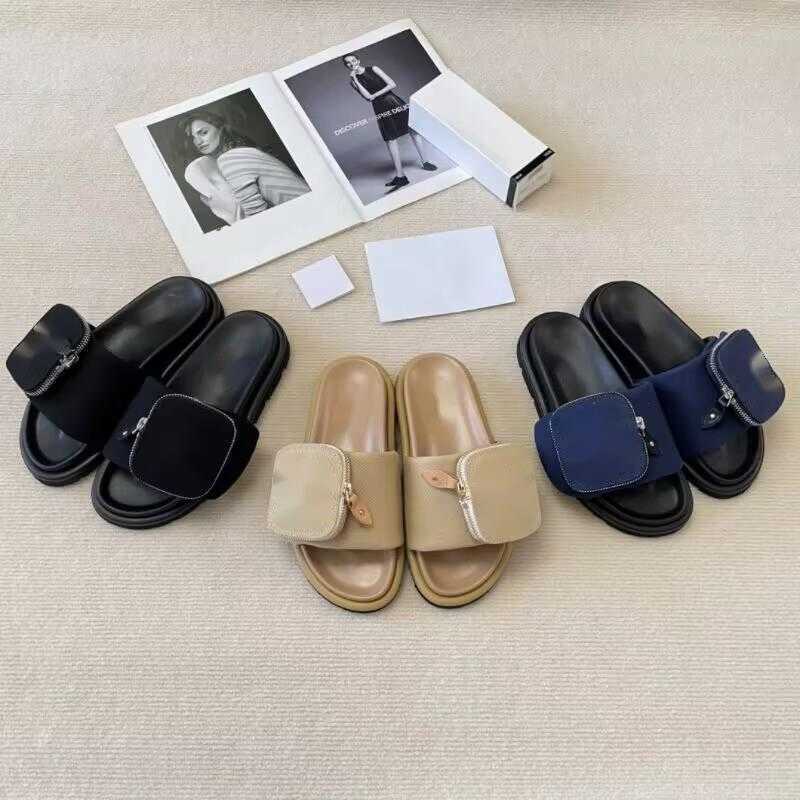 Small Fragrant 2025 New Model Pocket Zipper Slip-on Women's Shoes Large Size Summer Sandals For Women T251022