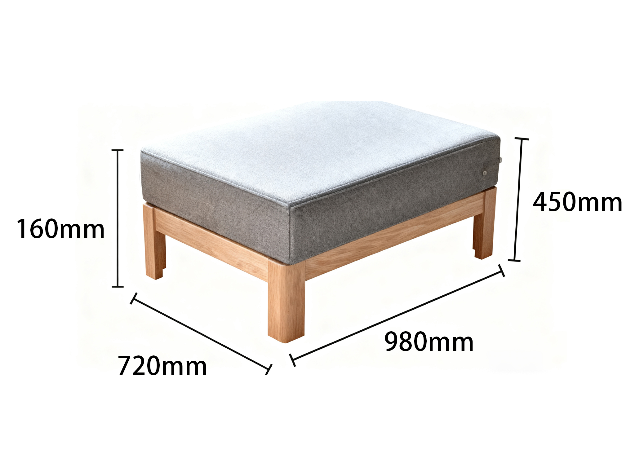 Stylish Hardwood Loveseat with Comfortable Upholstery
