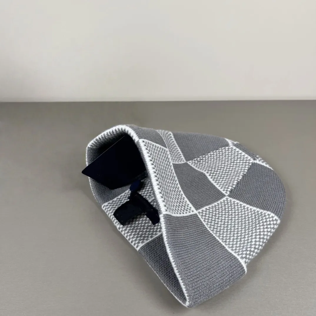 Fashion grey beanie bonnet designer beanie hat beanies hats beanie designer hat winter hat beanie luxury mens beanie winter skull cap bobble hat polo beanie